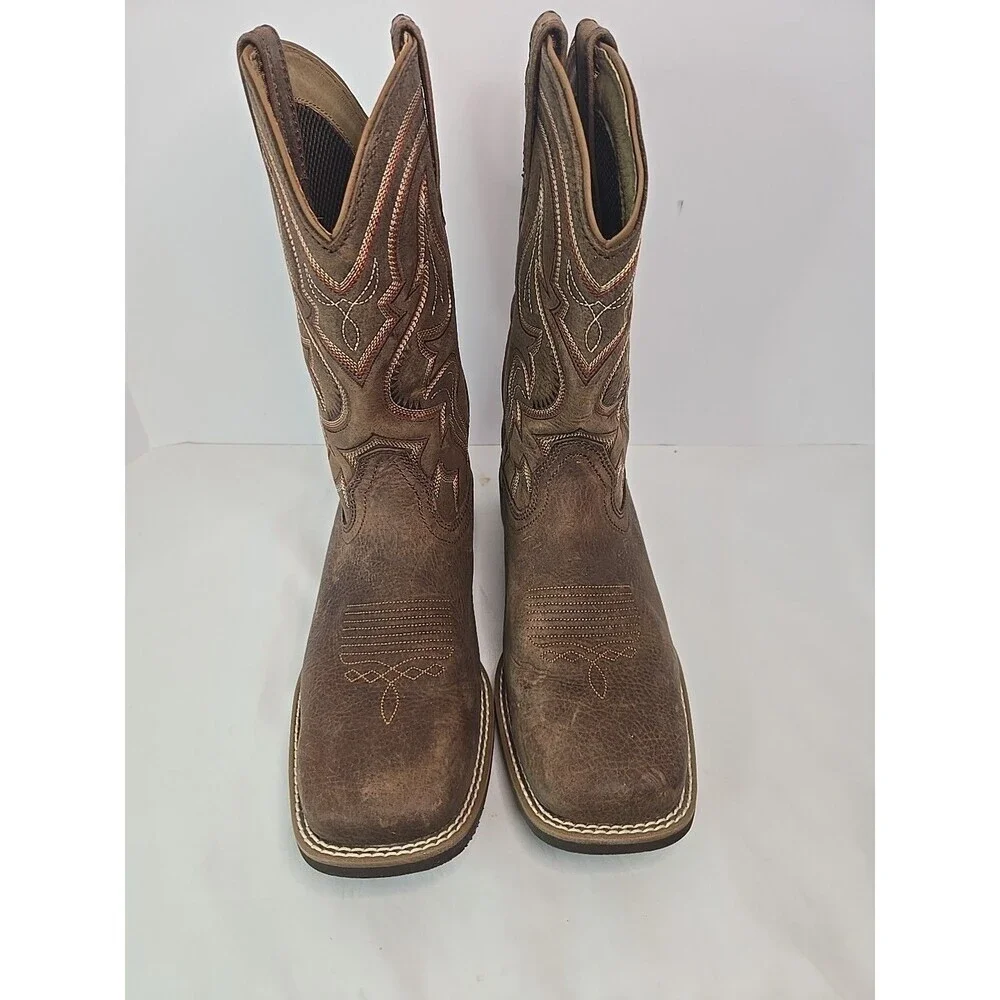 CODY JAMES cush core mens performance western boots-broad square toe size 8D